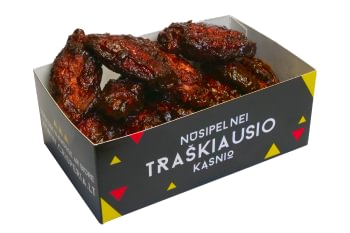 BBQ aštrūs sparneliai