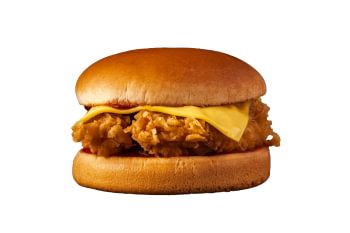 Crispy chicken burger