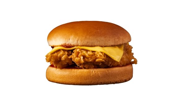 Crispy chicken burger